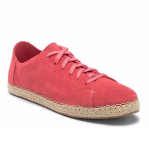 Toms Lena Suede Espadrille Sneaker Shoe